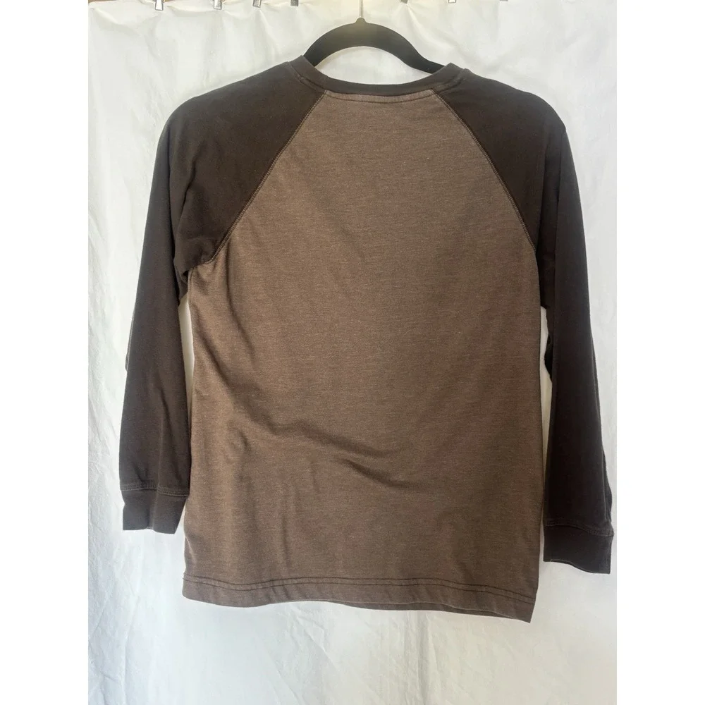 Old Navy Boys‎ Gray Long Raglan-Sleeve T- Shirt Size L 10/12 A2